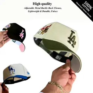 New Era NY Yankees & LA Dodgers Baseball Hat MLB 59FIFTY Snapback Fitted Cap for Men Women Urban Streetwear Unisex Style Premium Fashion Look Adjustable Gorras Sombreros Hat Viral TikTok Trending 2026