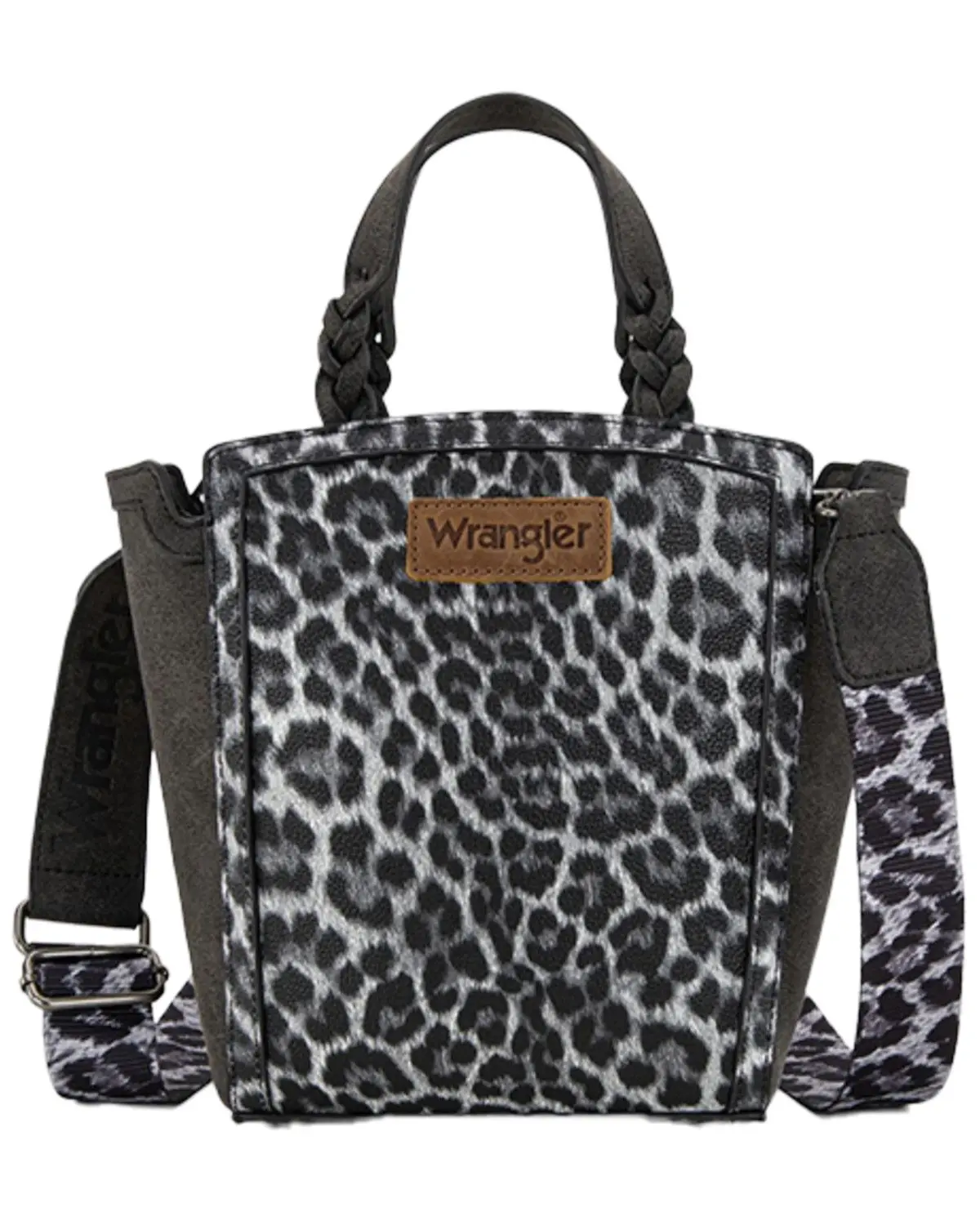 Wrangler Women's Women'S Leopard Print Crossbody Tote - Wg296-8014Bk
