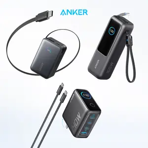 [Live Only]Anker Nano Power Bank, 10,000mAh Portable Charger and Anker 140W Laptop Charger, 4-Port Multi-Device Charging and ANKER 25000mAh 165W USB-C Power Bank