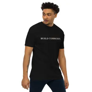 Let's Build Community - 1st Ed. Men's Premium Tee