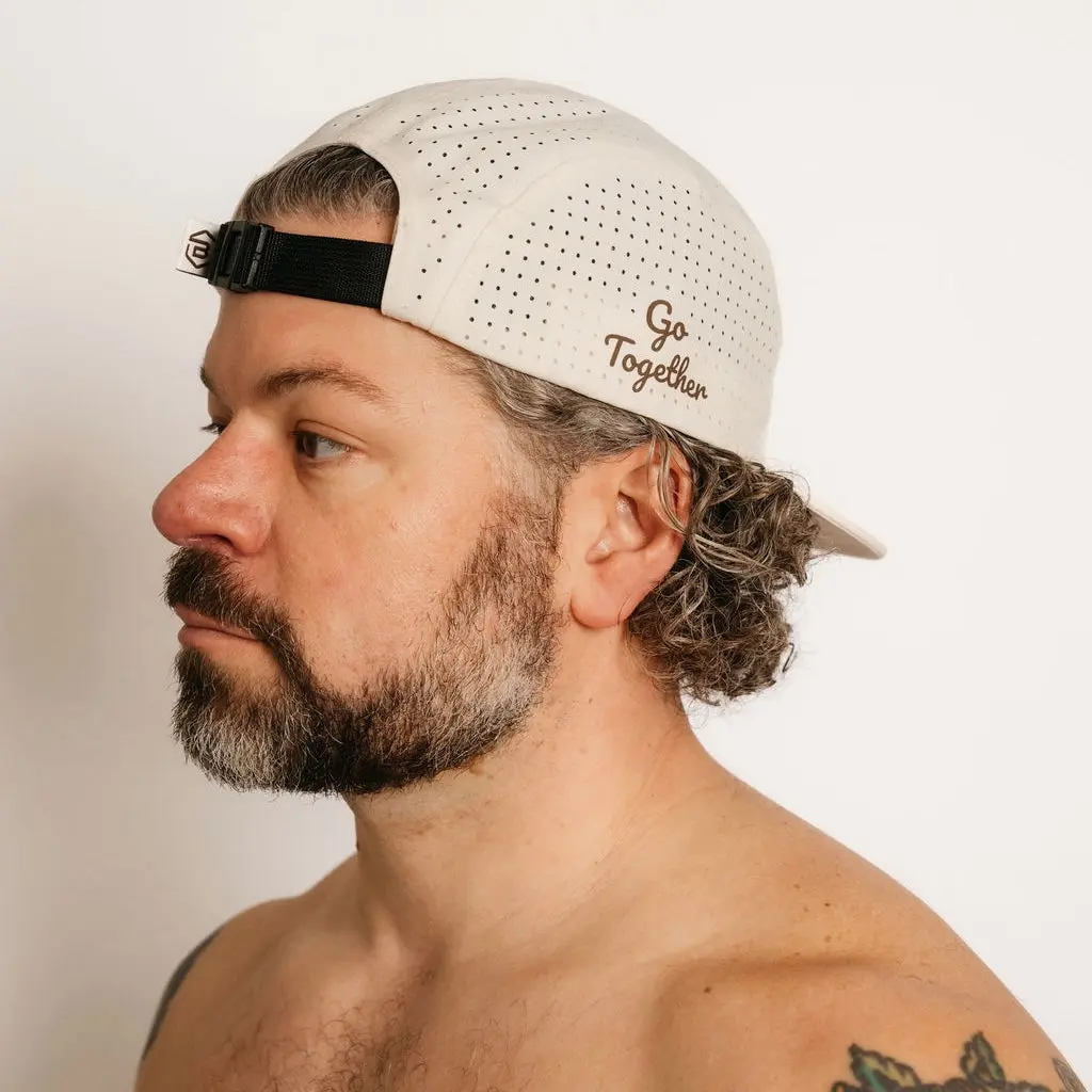 Summit Custom Cream and Brown 5-Panel Hat