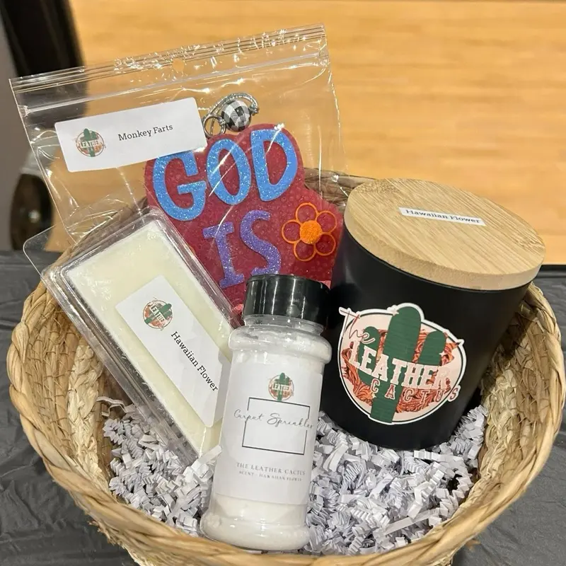 Candle Gift Basket