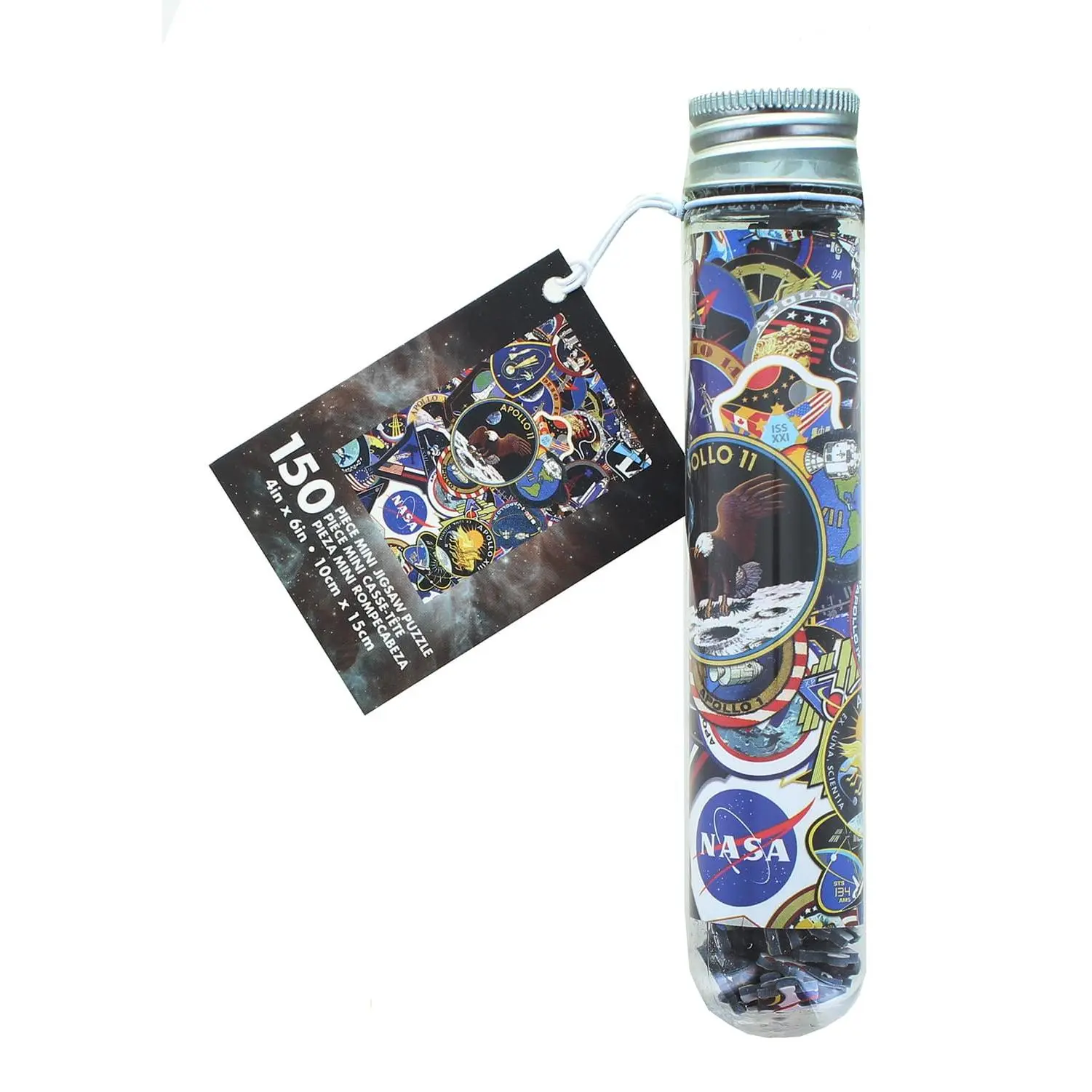 NASA Mission Logoso 150 Piece Mini Jigsaw Puzzle In Tube NASA Mission Logoso 150 Piece Mini Jigsaw Puzzle In Tube
