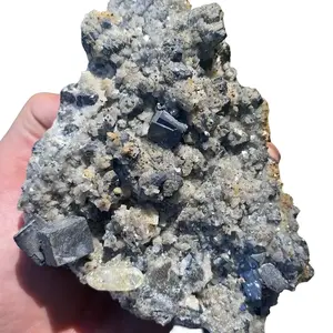 Crystal Specimen from Sweet Water Mine - Galena Dolomite and Barrel Calcite - Multi Mineral Specimen - Affordable Price