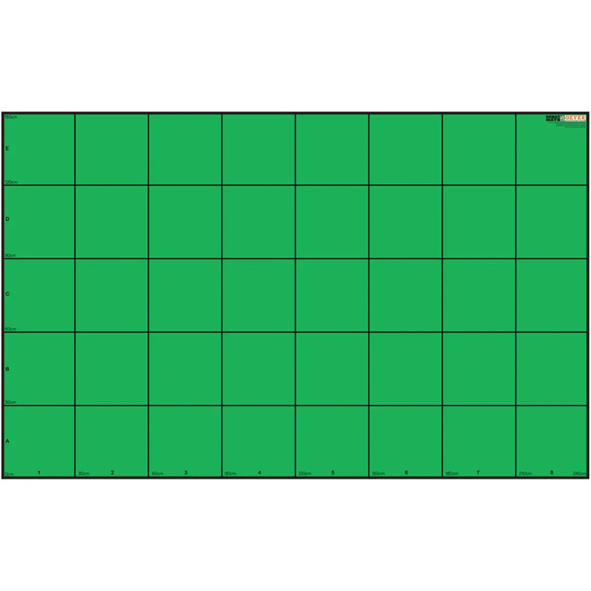 Geyer Instructional  150 x 240 cm with 30 cm Grid Wonder League Robotics Competition Green Screen Math Notebooks, Assorted Color