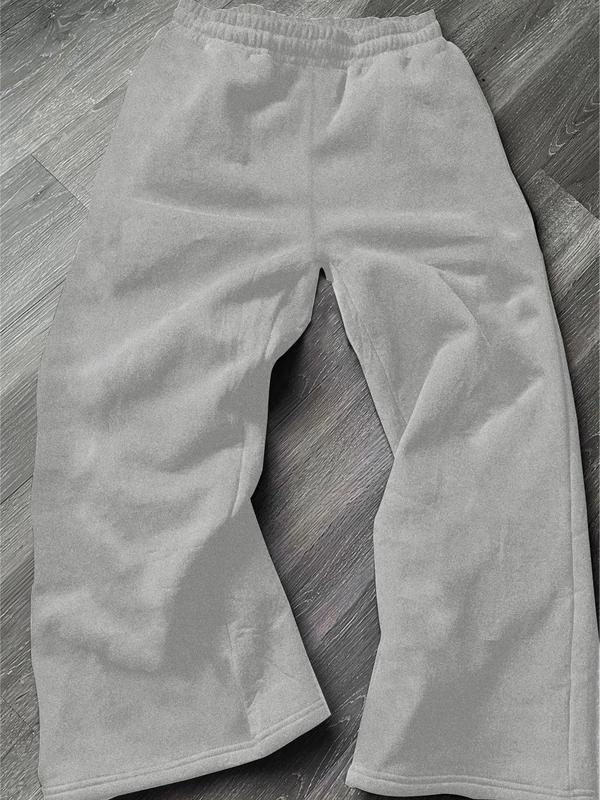 Men's Casual Loose-Fit Drawstring Pants, All-Season Wide-Leg Sweatpants with Nun Print, Comfortable Long Trousers for Everyday Wear, Casual Streetwear Pants