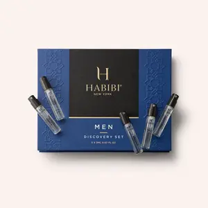 Habibi New York Men Discovery Set 5 x 2ML Mini Fragrance Collection Gift Box