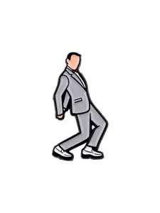 Funny Cartoon Character Enamel Pin, Simple Style Badge, Shaped Badges, Unisex Accessory for Backpacks and Clothes, Perfect Gift for Friends