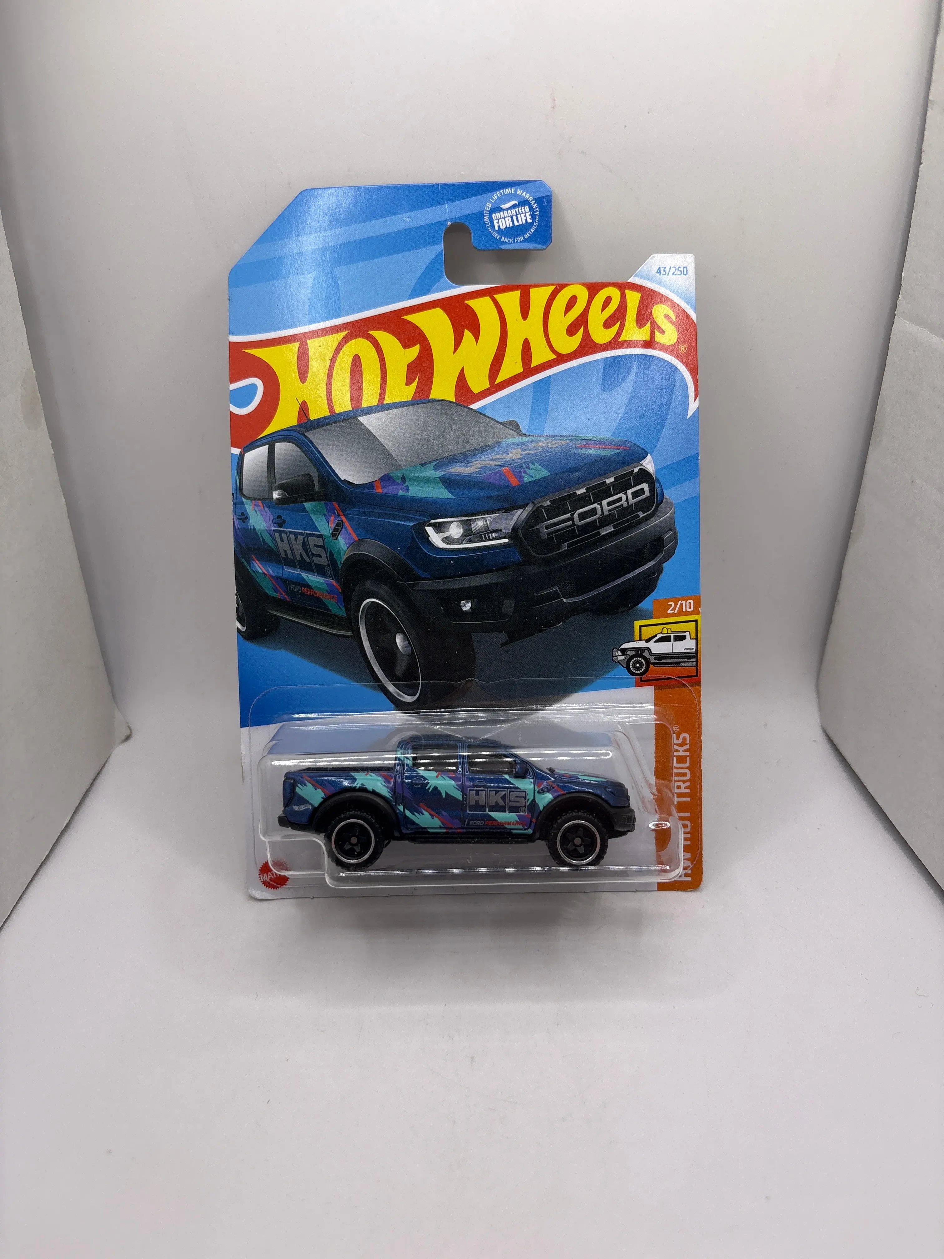 Hot Wheels 19 Ford Ranger Raptor Diecast blue