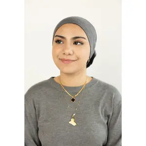 Jersey Under Scarf Tube Cap - Heather Gray