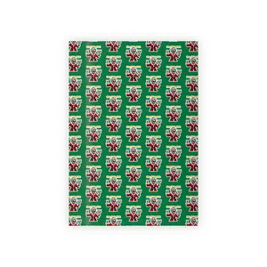 Wrapping Paper Rolls, Mrs Claus Chistmas Hanukkah Gift Wrap, Xmas Present Wrap, Holiday Packaging, Festive Paper, Roll of Xmas Gift Wrap