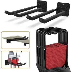 TORACK Garage Hooks Heavy Duty Tool Organizer, Wall Mount Hanger Rack Garage Storage Utility Hooks for Car Tires, Ladders, Chairs, Strollers, Power Tools, Garden Tools (2 Pack, 12.4" Hook)