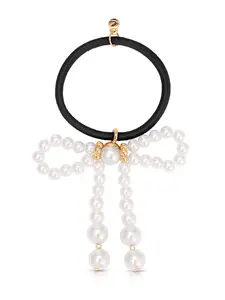 Aurora Pearl Bow Hair Tie