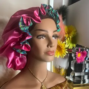 African print bonnet