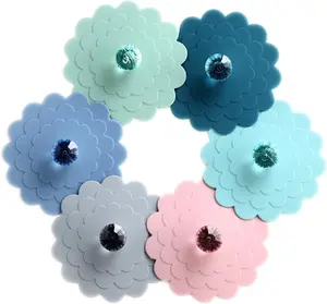 6Pcs/Set Extra Large Silicone Cup Lid,Camping Mug Lid For Tea,Coffee Mug Covers,Universal Cup Lids Outdoor Drink Cover Cup Dust Cover,New Year Gifts,Hand Tools Kits