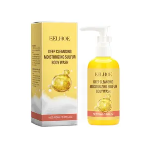 EELHOE Deep Cleansing Moisturizing Sulfur Body Wash Soothing and Moisturizing Mild Formula Refreshing Texture
