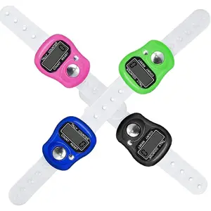 Finger Counter,5 Digit LCD  Digital Display Finger Hand Tally Counter Counting for Golf,Goods Counting,Lap & Knitting