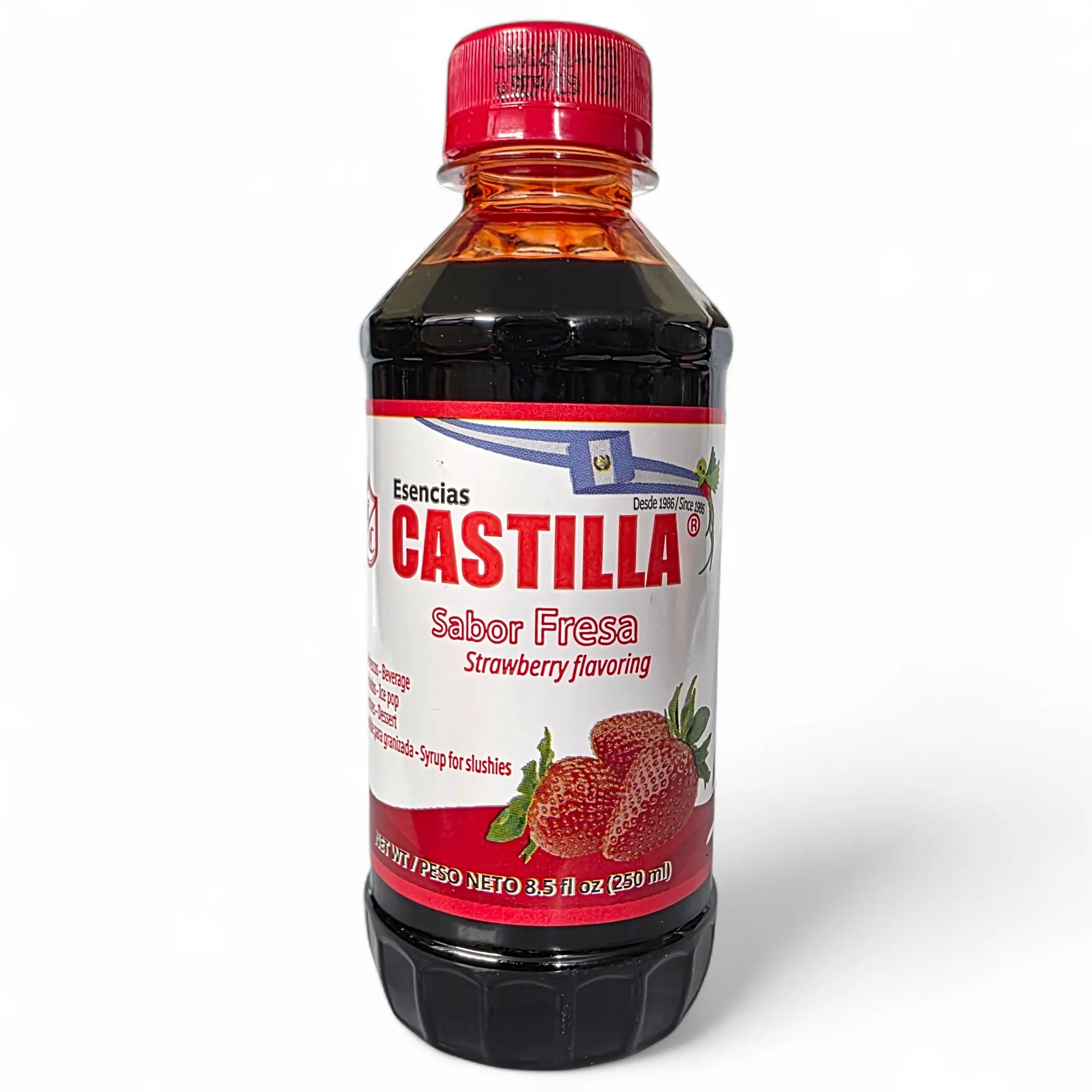 Esencia de Fresa 8.5 oz Castilla  from Guatemala  stramberry  essence