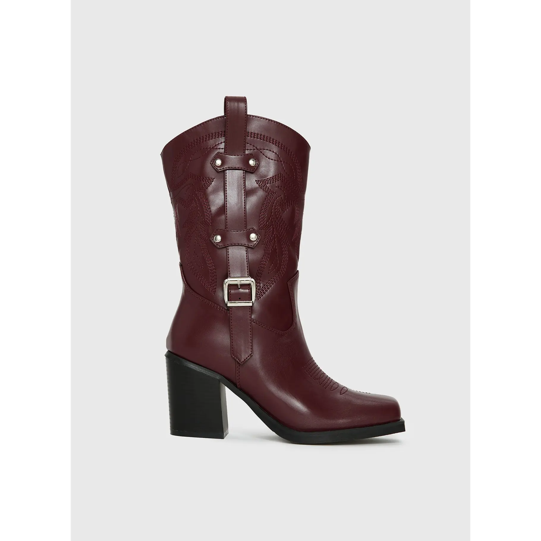 Cypress Western Boots Burgundy Cypress Western Boots Burgundy