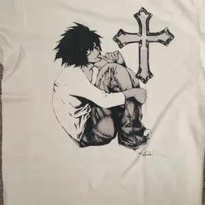Anime Vintage Graphic Tee, L Lawliet Tee, Death Note Shirt, Manga