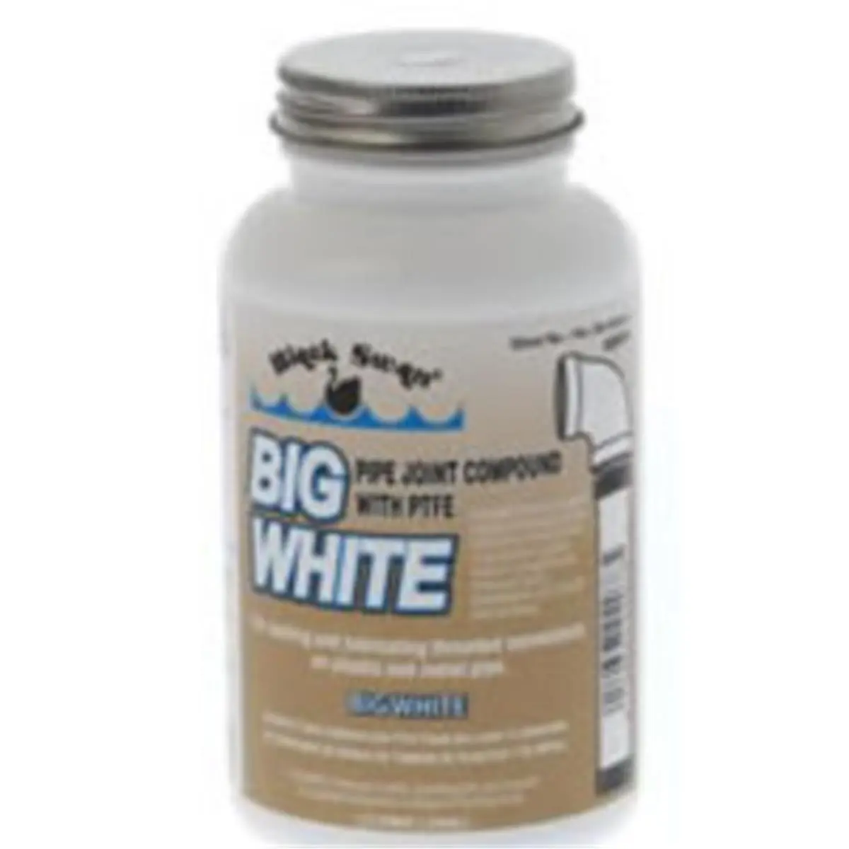 212 MAIN PTFE-Based Grit-Free Homogenized Plumbing Pipe Joint Compound Sealant, 4oz Black 02077 & White Food-Safe No Lead/Silicone Options for Gas/Liquid Systems, Metal Connections (Pipes, All Types of Systems)