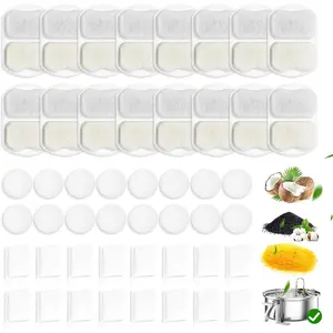 16 Packs Replacement Filters Compatible with  Dogs Water Fountain - Triple Filtration Filters for  7L/230oz/1.8G Stainless Steel Pet Fountain PWF-002