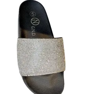 SPARKLY RHINESTONE SLIDES