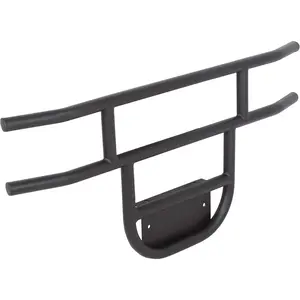 Front Golf Cart Brush Guard Tubular Bumper Compatible with 1981 and Up Club Car DS Gas and Electric Models Black Front Brush