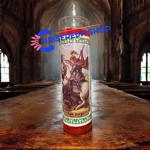 Ogou Feray Candle: Blessed Haitian Voodoo Lwa Spells & Prayers