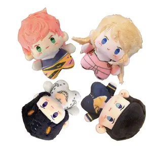 Anime Jojo doll Lucy Steel Bruno Buccellati Trish Una Josuke plush toys Mini starfish body doll Keychain Xmas Gift