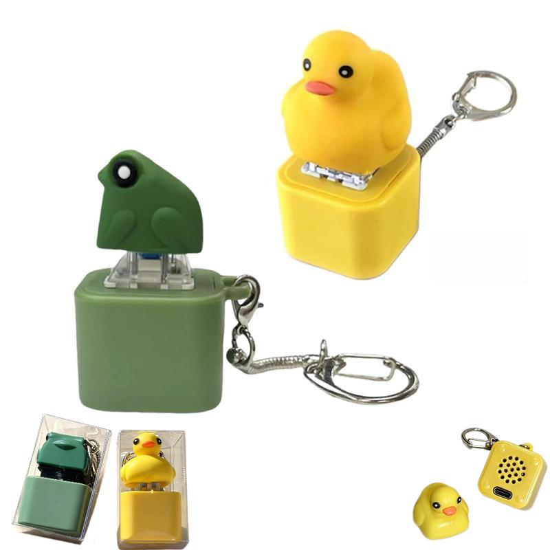 Frog Quack & Duck Quack Keychain USB Rechargeable Stress Relief Toy ...