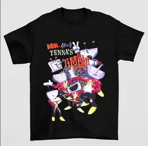 Mister (Ant) Tenna's TV Time! Men's Deltarune Game T-Shirt Featuring Bold Retro Typography and Iconic Gaming Design