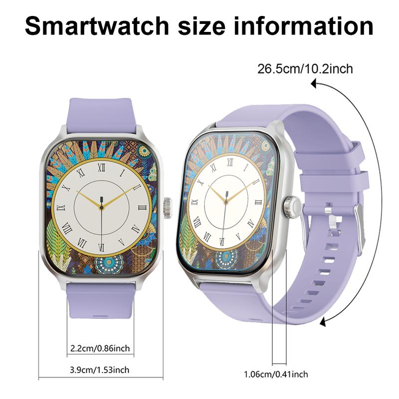 2.01 Inch Full Touch Screen Smart Watch with Text Reminder and Call Answer, IP68 Waterproof, for Android/iPhone, Fitness Tracking Watch, 100+ Sports Modes Smartwatch for Men and Women Gift