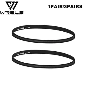 2pcs Anti-Slip Sweat-Wicking Elastic Sports Headbands, Breathable Solid Color Hair Bands for Running Fitness Yoga Pilates Hiking