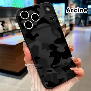 Soft Phone Case for iphone 17 Pro Max 16 Plus 15 14 13 12 11 XR Air E Stealthy Shadow Camo Anti-Fingerprint skin-friendly feel Mobile Phone Cover Shell for Boy