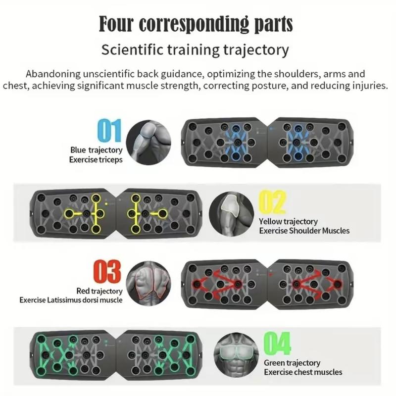 Push Up Board Fitness, Portable Foldable 28 in 1 Push Up Bar at Home Gym, Pushup Handles for Floor,Professional Strength Training Equipment For Man and Women