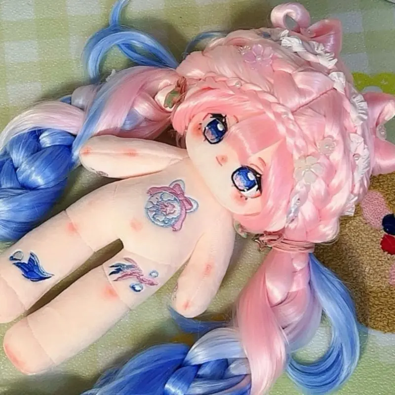 Genshin Impact 25cm Sangonomiya Kokomi doll plushie with skeleton