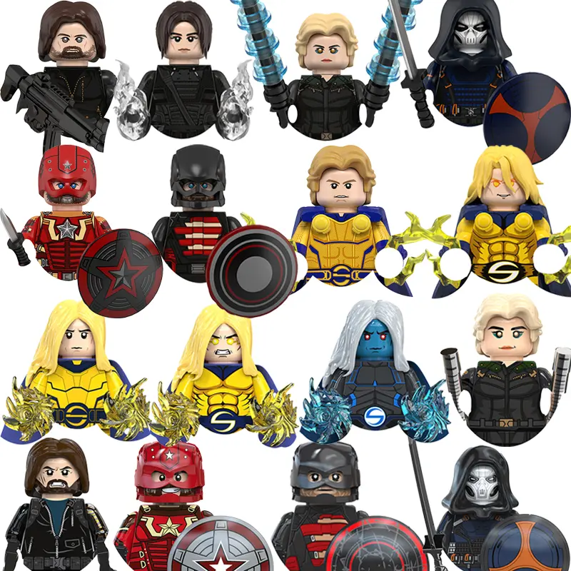 Fantastic Four New Thunderbolts Blocks Bricks Taskmaster For Toys Gifts Mini Action Figures Children Building Blocks For Party