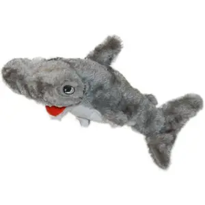 Jeffers Hammerhead Shark Plush Squeaker Dog Toy, 8", Each