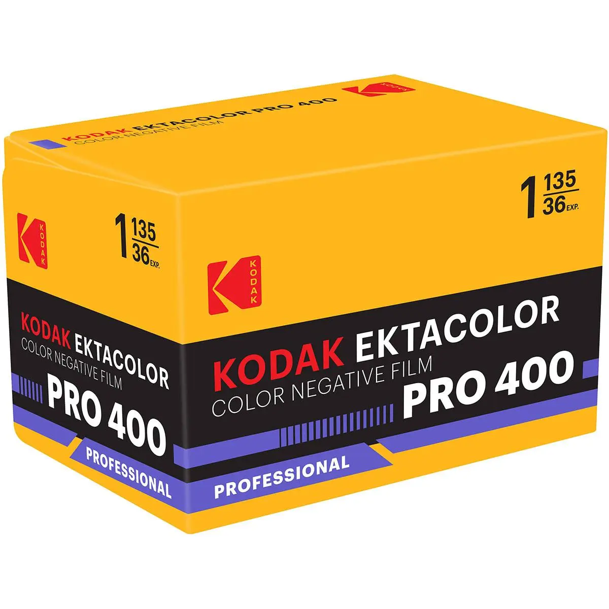 Kodak Ektacolor Pro 400 135 Color Negative Roll Film - 36 Exposures, Compatible with Cameras for Photography, Cam