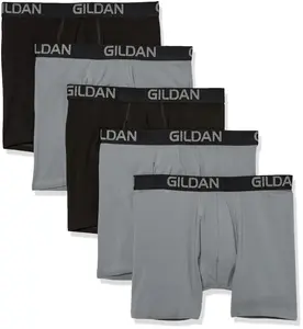 Gildan Men's Underwear Cotton Stretch Boxer Briefs