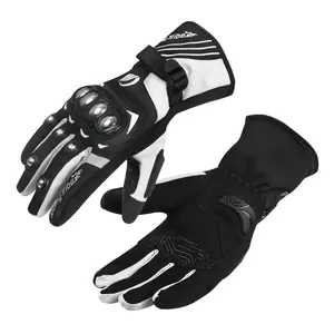 Winter Fleece Lined Motorcycle Riding Gloves for Men and Women, Windproof, Warm, Waterproof, Non-Slip, Touchscreen Compatible, Thickened Cold Proof Motorbike Gloves