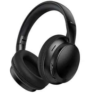 MOKATA  Wireless Bluetooth over-ear HiFi headphones with microphone, 3 EQ modes, foldable design, black, suitable for travel
