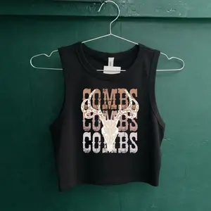Bullhead Crop Tank, Country Music Shirt, Luke Shirt, Cowboy Combs Baby Tee