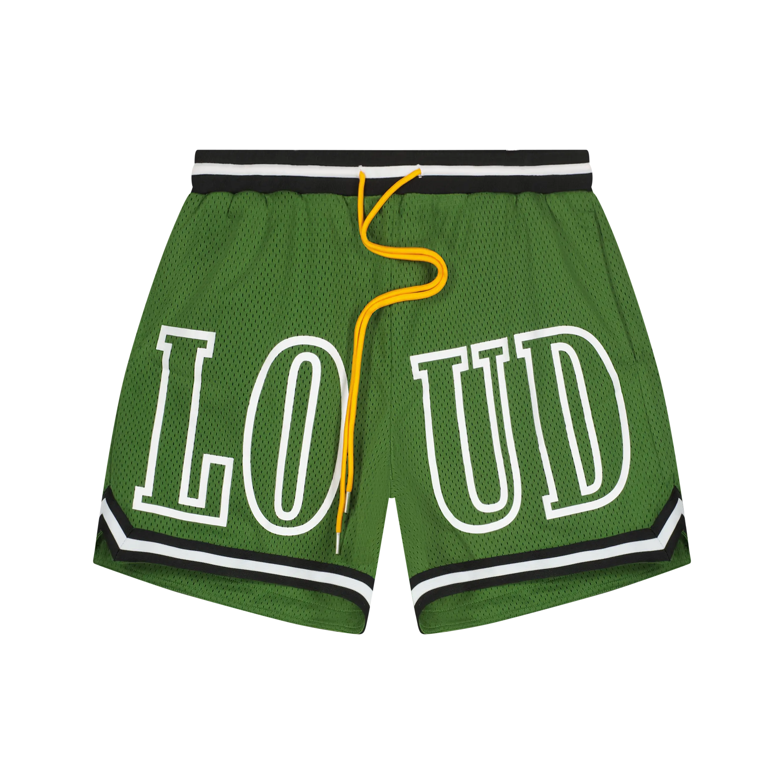 RL Loud Green Mesh Shorts