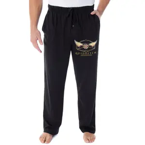 Harry Potter Adult Mens' Quidditch Golden Snitch Ball Pajama Lounge Pants
