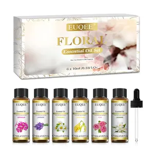 Floral Scented Essential Oil, Aromatherapy Diffuser Oil, 1 Box Natural Diffuser Oil, Home Fragrance for Bedroom Office Gifts #TOP PICKS