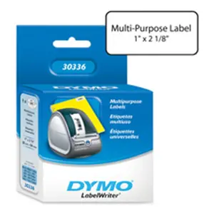 Dymo Corporation  Multipurpose Labels- Small- 1in.x2-.13in.- 500-RL- White