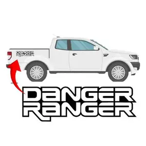 Fender Door Tailgate Vinyl Decal / Sticker for Ford Ranger Pickup Raptor