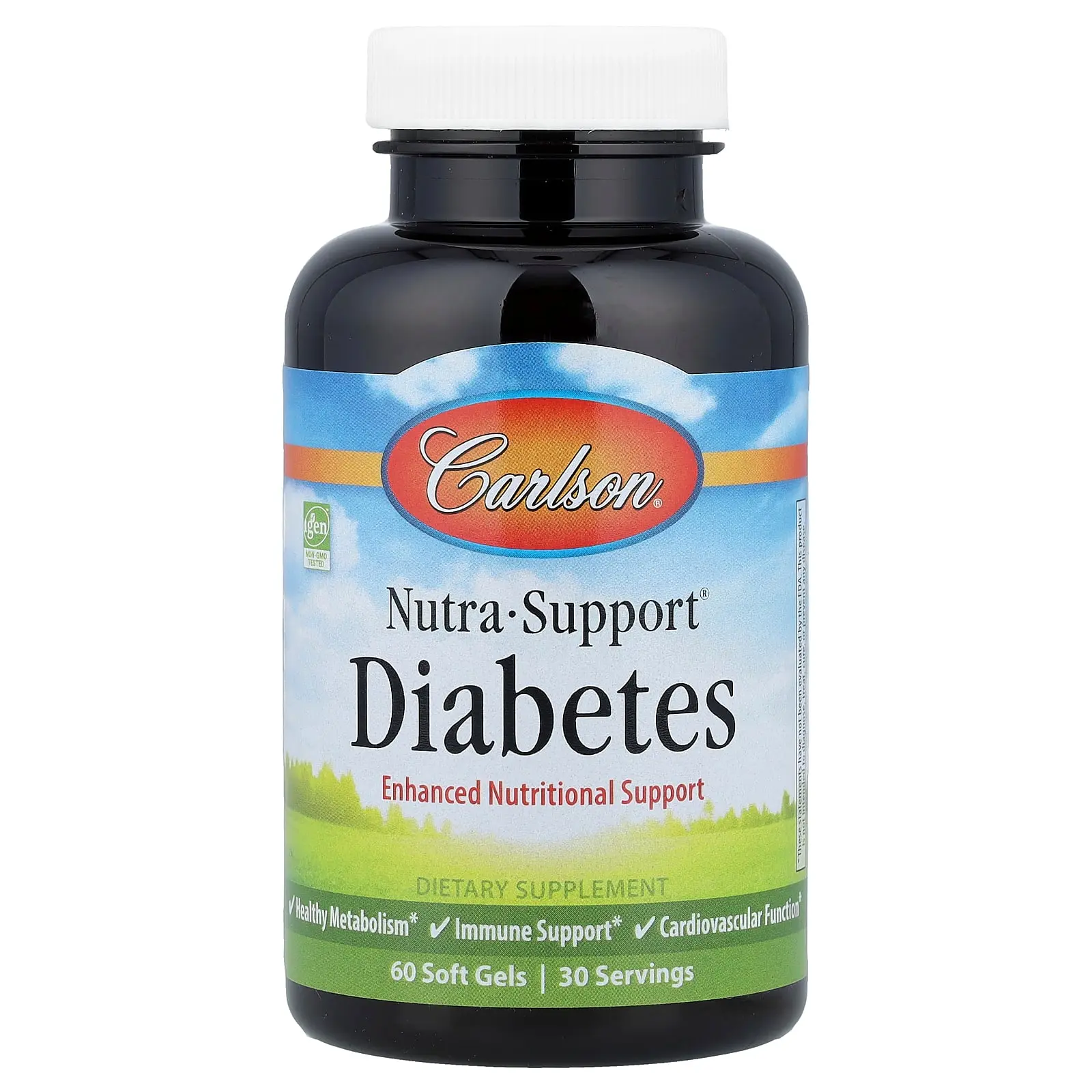 Carlson Nutra-Support®, Diabetes, 60  Soft Gels